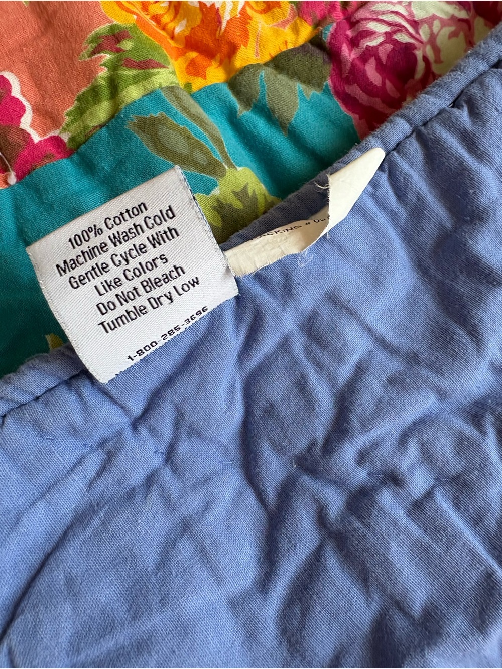 The Company Store king size patchwork quilt - Picture 5 of 12
